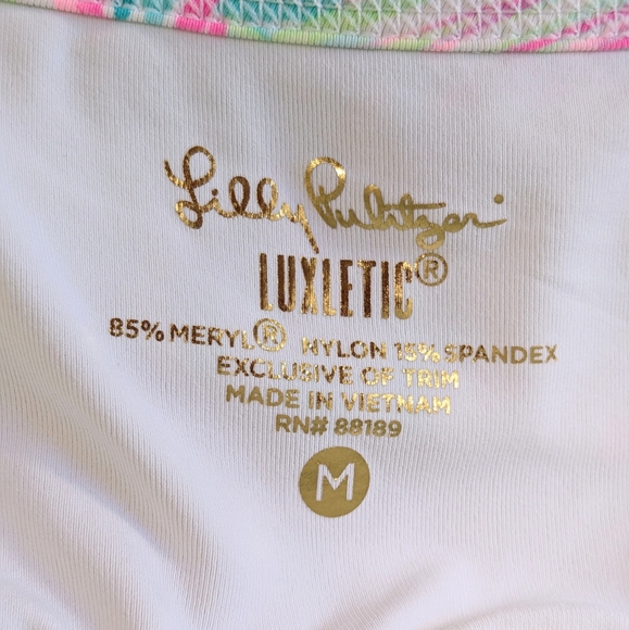 Lilly Pulitzer Adeli Perfect Match Meryl Luxletic Tennis Dress Pink Green Medium - Picture 9 of 10